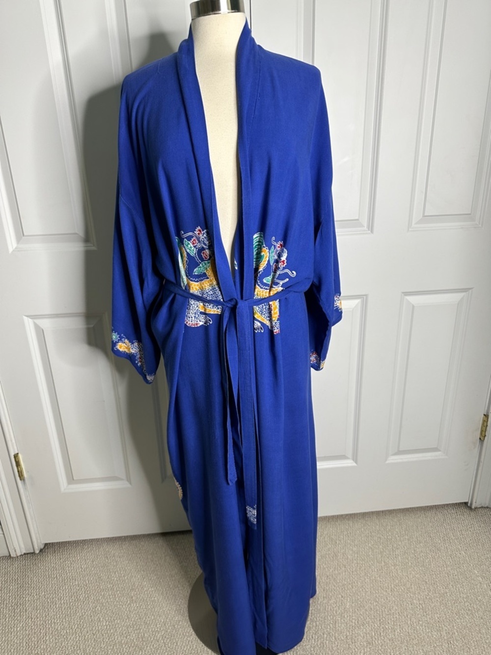 Java Wraps Vintage Dragon Kimono Robe OSFA - Picture 5 of 8